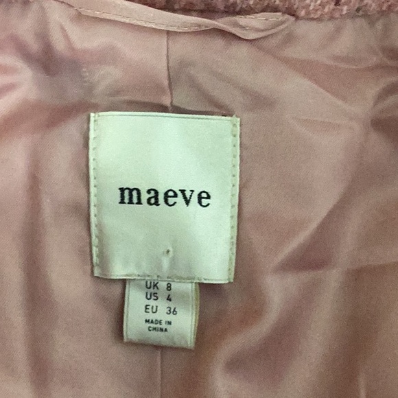 MAEVE Puffärmel Herrenmode Blazer/Jacket Pink Size US 4 - Picture 12 of 13